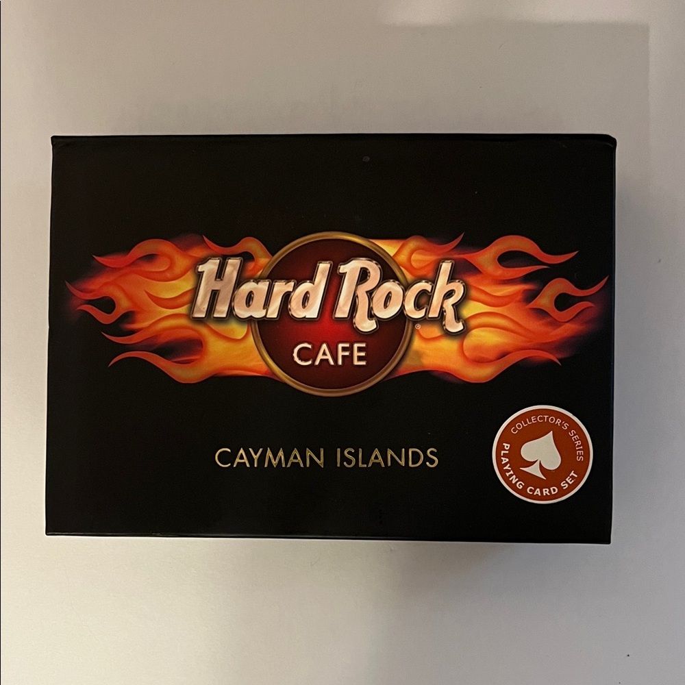 Hard Rock Cafe Cayman Islands Fiery Card Set. NWOT